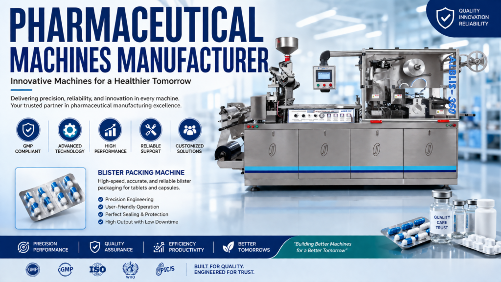 Pharmaceutical Machines Manufacturer in India